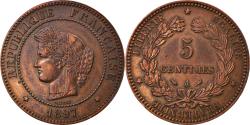 World Coins - Coin, France, Cérès, 5 Centimes, 1897, Paris, , Bronze, KM:821.1