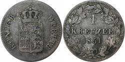 World Coins - Coin, German States, WURTTEMBERG, Wilhelm I, Kreuzer, 1851, , Silver