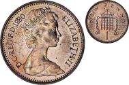 World Coins - Coin, Great Britain, Elizabeth II, New Penny, 1980, , Bronze
