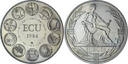 World Coins - France, Medal, Ecu Europa, Marianne, Society, 1984, , Copper-nickel