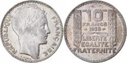 World Coins - Coin, France, Turin, 10 Francs, 1938, Paris, , Silver, KM:878