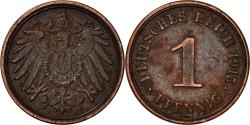 World Coins - Coin, GERMANY - EMPIRE, Wilhelm II, Pfennig, 1915, Muldenhütten,
