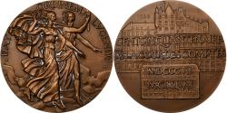 World Coins - France, Medal, Cent-cinquantenaire de la Cour des comptes, 1957, Bronze