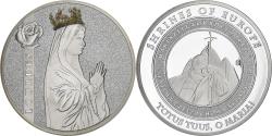 World Coins - France, Medal, Lourdes, Fatima, 2011, Copper Plated Silver,