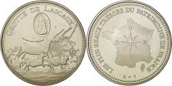 World Coins - France, Medal, Les plus beaux trésors du patrimoine de France, Grotte de