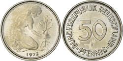 World Coins - Coin, GERMANY - FEDERAL REPUBLIC, 50 Pfennig, 1972, Stuttgart,