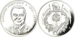 World Coins - France, Medal, Les Présidents de la République, Georges Pompidou,
