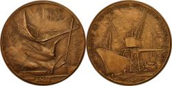 World Coins - France, Medal, Chambre de Commerce de Boulogne sr mer, Port, 1956, Asselberg