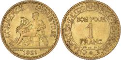 World Coins - Coin, France, Chambre de commerce, Franc, 1921, Paris,