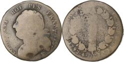 World Coins - France, 12 Deniers, 12 deniers français, 1792, Strasbourg, Bronze,