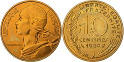 World Coins - France, 10 Centimes, Marianne, 1980, Paris, Lagriffoul, Aluminum-Bronze