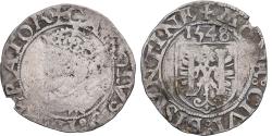 World Coins - Free city of Besançon, Charles V, Carolus, 1548, Besançon, Silver