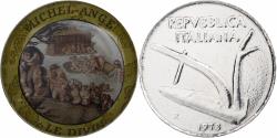 World Coins - Italy, Token, Michel-Ange, Le Divin, Aluminium,