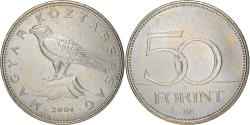 World Coins - Coin, Hungary, 50 Forint, 2004, Budapest, , Copper-nickel, KM:773
