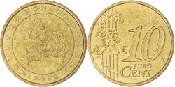 World Coins - Monaco, 10 Euro Cent, 2003, Paris, , Brass, KM:170