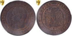 World Coins - Coin, France, Napoleon III, 10 Centimes, 1853, Paris, PCGS, MS65RB,