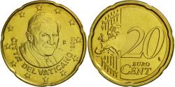 World Coins - VATICAN CITY, 20 Euro Cent, 2011, , Brass, KM:386