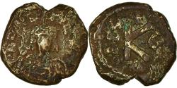 Ancient Coins - Coin, Maurice Tiberius, Half Follis, 587-588, Constantinople, , Copper