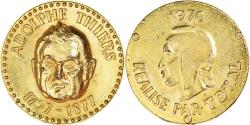 World Coins - France, Token, Collection Total, Adolphe Thiers, Politics, 1970,