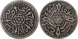 World Coins - Morocco, Abdelaziz, 1/2 Dirham, AH 1316 (1899), Paris, Silver,