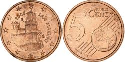 World Coins - San Marino, 5 Centimes, 2006, Rome, Copper Plated Steel,