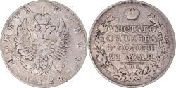 World Coins - Coin, Russia, Alexander I, Rouble, 1824, Saint-Petersburg, , Silver
