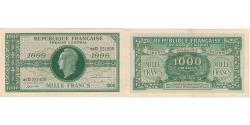 World Coins - France, 1000 Francs, Marianne, 1945, UNC(60-62), Fayette:VF13.2, KM:107