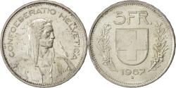 World Coins - Coin, Switzerland, 5 Francs, 1967, Bern, , Silver, KM:40