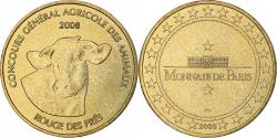 World Coins - France, Tourist token, Rouge des prés, 2008, MDP, Nordic gold,