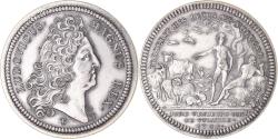 World Coins - France, Token, Royal, Politics, Society, War, 1709, , Silver