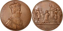 World Coins - France, Medal, Charles X, Sacre à Reims, 1825, Bronze, Gatteaux,