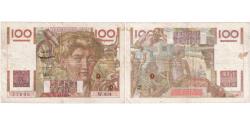 World Coins - France, 100 Francs, Jeune Paysan, 1952-02-07, W.434, VF(20-25)