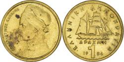 World Coins - Coin, Greece, Drachma, 1986, , Nickel-brass, KM:116
