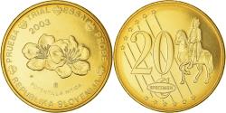 World Coins - Slovenia, 20 Euro Cent, 2003, unofficial private coin, , Copper Plated