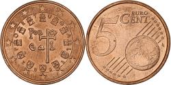 World Coins - Portugal, 5 Euro Cent, 2002, Lisbon, , Copper Plated Steel, KM:742