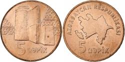 World Coins - Coin, Azerbaijan, 5 Qapik, Undated (2006), , Copper Plated Steel, KM:41
