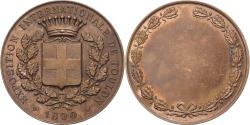 World Coins - France, Medal, Exposition Internationale, Toulon, 1890, Bronze,