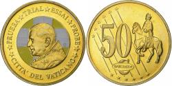 World Coins - Vatican, 50 Euro Cent, 50 C, Essai-Trial Benoit XVI, 2007
