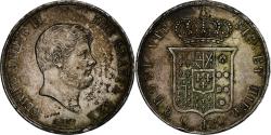 World Coins - ITALIAN STATES, NAPLES, Ferdinando II, 120 Grana, 1857, Naples, Silver