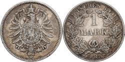 World Coins - German Empire, Wilhelm I, Mark, 1882, Berlin, Silver, , KM:7