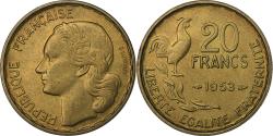 World Coins - France, 20 Francs, Guiraud, 1953, Paris, Aluminum-Bronze, , KM:917.1