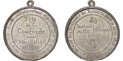 World Coins - France, Medal, Fête de la Concorde, History, 1848, , Tin