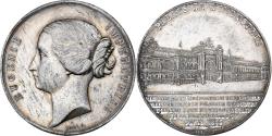 World Coins - France, Medal, Eugénie Impératrice, Palais de l'Industrie, 1855, Tin, Caqué