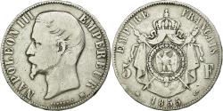 World Coins - Coin, France, Napoleon III, Napoléon III, 5 Francs, 1856, Strasbourg