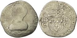 World Coins - Coin, France, Charles IX, Teston, La Rochelle, , Silver, Sombart:4602
