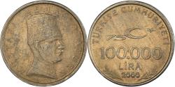 World Coins - Coin, Turkey, 100000 Lira, 100 Bin Lira, 2000