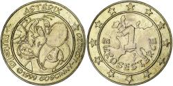 World Coins - France, 1 Eurosesterce, Nutella - Astérix, 1999, Brass,