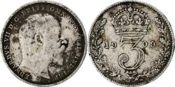 World Coins - Great Britain, Edward VII, 6 Pence, 1909, Silver, , KM:799