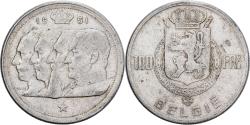 World Coins - Belgium, Régence Prince Charles, 100 Francs, 100 Frank, 1951, Brussels, Silver
