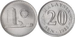 World Coins - Coin, Malaysia, 20 Sen, 1988